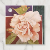 Blume der antiken Rose Geschenkanhänger (Vorderseite)