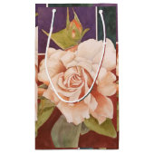Blume der antiken Rose Kleine Geschenktüte (Rückseite)