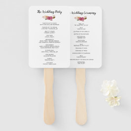 Blume der Aquakultur Rustikales Bohemisches Progra Fächer