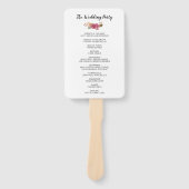 Blume der Aquakultur Rustikales Bohemisches Progra Fächer (Vorderseite)