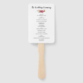 Blume der Aquakultur Rustikales Bohemisches Progra Fächer (Rückseite)