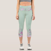 Blume der Aquarellbilder Capri Leggings (Vorderseite)