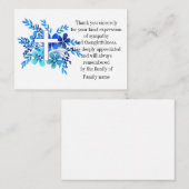 Blume der Aquarellbilder und Überquerung nach Beer Mitteilungskarte (Vorne/Hinten)