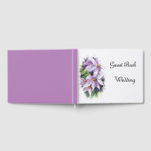 Blume der Aquarellfarben Gästebuch (Voll)