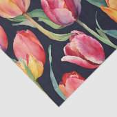 Blume der Aquarellfärbung Seidenpapier (Ausschnitt)