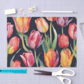 Blume der Aquarellfärbung Seidenpapier (Handwerk)