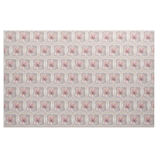 Blume der aufstrebenden Lilie Stoff (Fat Quarter (45,7 x 55,9 cm))