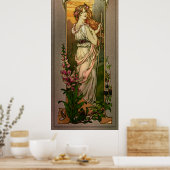 Blume der Berge von Élisabeth Sonrel Poster (Küche)