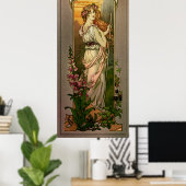 Blume der Berge von Élisabeth Sonrel Poster (Heimbüro)