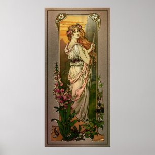 Blume der Berge von Élisabeth Sonrel Poster