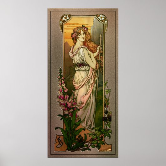 Blume der Berge von Élisabeth Sonrel Poster (Vorne)