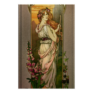 Blume der Berge von Élisabeth Sonrel Poster