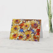 Blume der Bibelkarte des Glaubens Mums Karte (Vorderseite)