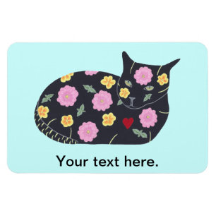 Blume der Black Cat Pflanze Katzen können Magnete