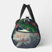 Blume der blass pfirsichfarbenen Rose Personalisie Duffle Bag (Rechts)