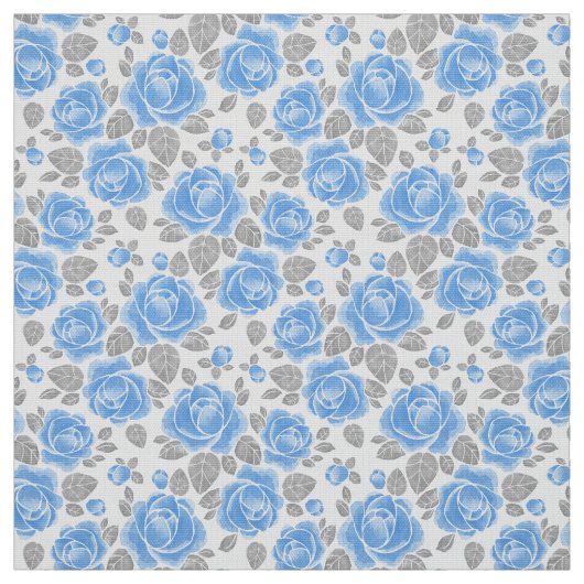Blume der blauen Rose. Farbmuster Stoff (Muster)