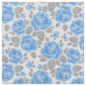 Blume der blauen Rose. Farbmuster Stoff (Nahaufnahme)