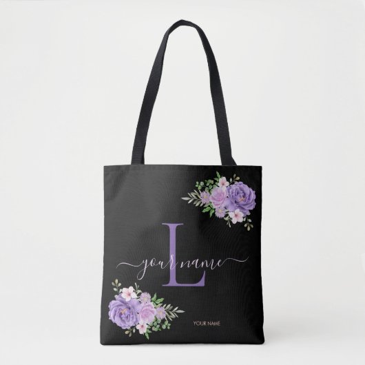 Blume der blauen Rose, Modernes Minimalistisches E Tasche (Vorderseite)