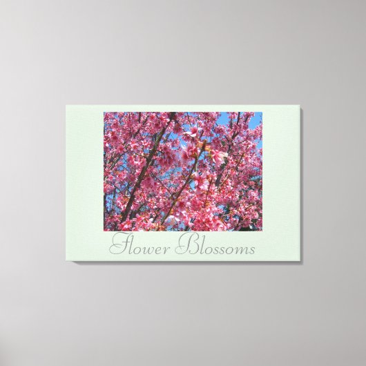 Blume der Blume der Decke-Artwork- blüht CricketDi Leinwanddruck (Vorderseite)