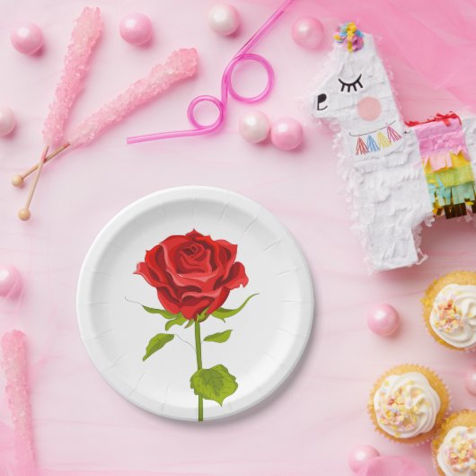 Blume der Blumenflora - Hochzeitsfeier Pappteller (Party)