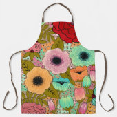 Blume der Blumenmalerei Künstler Pip Gerard Schürze (Vorderseite)