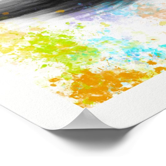 Blume der Blumenmousine Poster (Ecke)