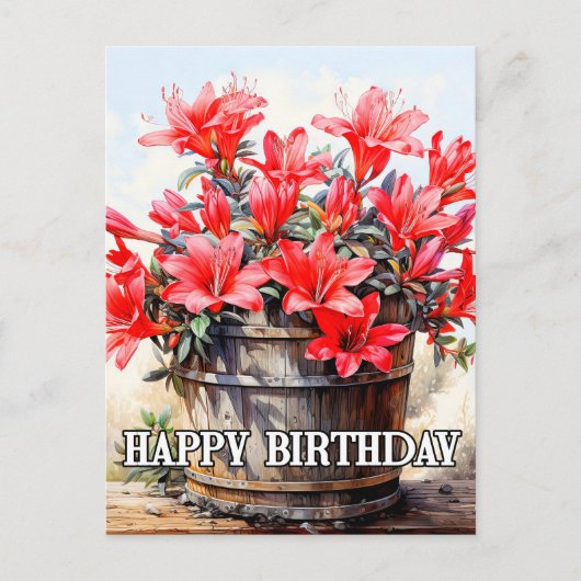 Blume der Blüte Postkarte (Vorderseite)