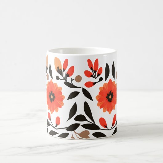 Blume der Boho-Freiheit Kaffeetasse (Mittel)