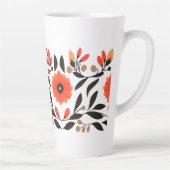 Blume der Boho-Freiheit Milchtasse (Rechts)