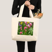 Blume der Calla Lilie Jumbo Stoffbeutel (Vorderseite (Produkt))