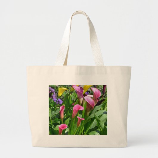 Blume der Calla Lilie Jumbo Stoffbeutel (Vorne)