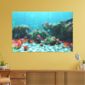 Blume der Canvas Leinwanddruck (Insitu (Wohnzimmer))