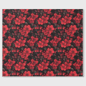 Blume der coolen Rose Naturschutzpapier Geschenkpapier (Flach)