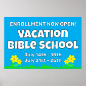 Blume der Custom Vacation Bible School Poster (Vorne)