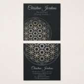 Blume der Darstellungskarte für Lebensohren (Vorne & Hinten)