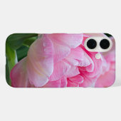 Blume der Doppeltulpen mit Taubentropfen Case-Mate iPhone Hülle (Rückseite (Horizontal))