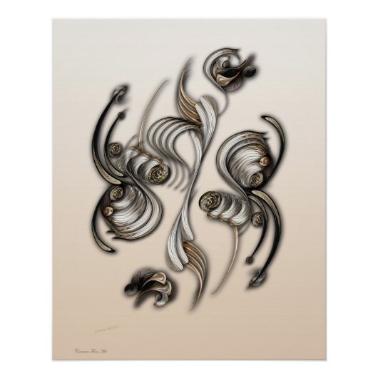 "Blume der Erde", Glossy Poster (Vorderseite)