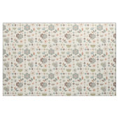 Blume der Erdkronenwelt im Mittelalter Stoff (Fat Quarter (45,7 x 55,9 cm))
