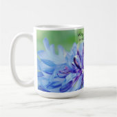 Blume der Faith Jude Blue Blume Tasse (Links)