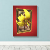 Blume der Forelle Leinwanddruck (Insitu (Holzboden))