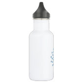 Blume der Friedenssymbole Edelstahlflasche (Links)