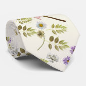 Blume der Frühjahrs-Wildblume Krawatte (Gerollt)