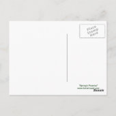 Blume der Frühlingsmärchen Postkarte (Rückseite)
