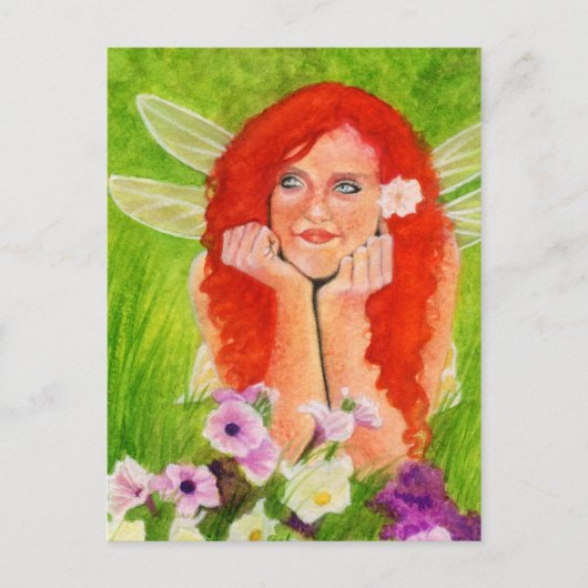 Blume der Frühlingsmärchen Postkarte (Vorderseite)