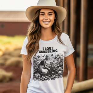 Blume der Garden Lady T-Shirt