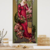 Blume der Gärten von Élisabeth Sonrel Poster (Küche)