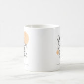 Blume der Geburt des Taurus zodiac Kaffeetasse (Mittel)