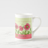Blume der Geburt und August Knochen China Tasse (Rechts)