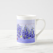 Blume der Geburt und Gem Juli Knochen-China Tasse (Rechts)