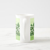 Blume der Geburt und Gem May Knochen China Tasse (Rückseite)